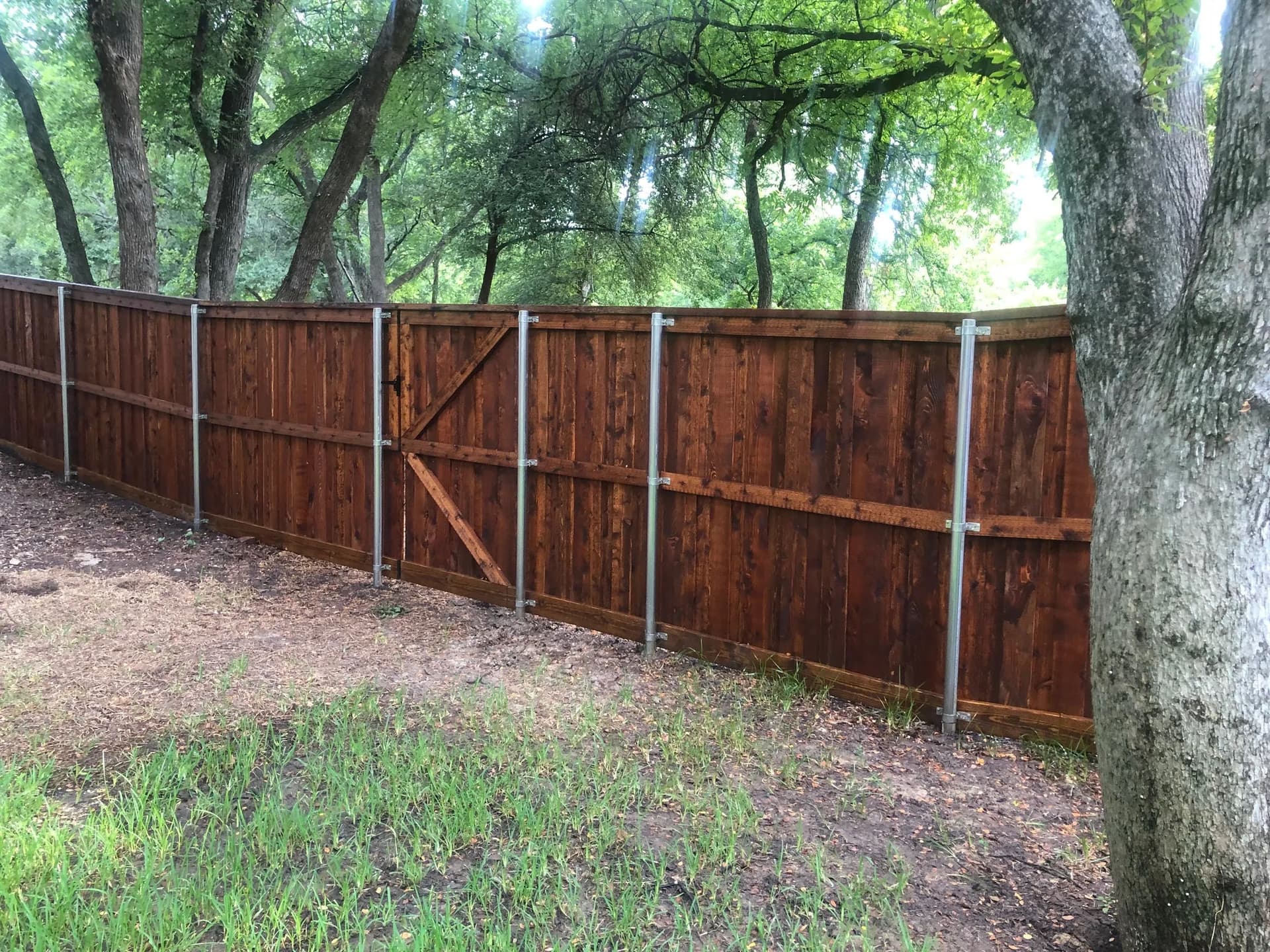 Gallery photos for Revitalize Your Fence with Stunning Staining: Image #1