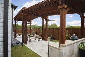 Gallery photos for Top-Quality Pergola Staining in Texas Yards: Image #2