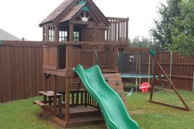 Expert Playset Staining for Durable Beauty image
